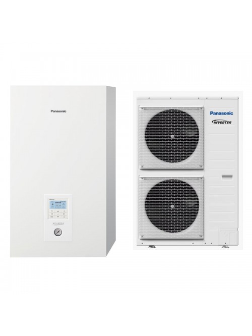 Luft-Wasser-Wärmepumpen Heizen und Kühlen Bibloc Panasonic Aquarea KIT-WC12H9E8-S