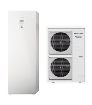 Heating and Cooling Bibloc Panasonic Aquarea All-In-One Compact KIT-ADC12HE5C-S